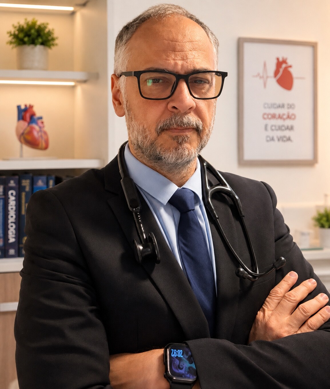 Dr. Rhuam Castello em ambiente de consultório